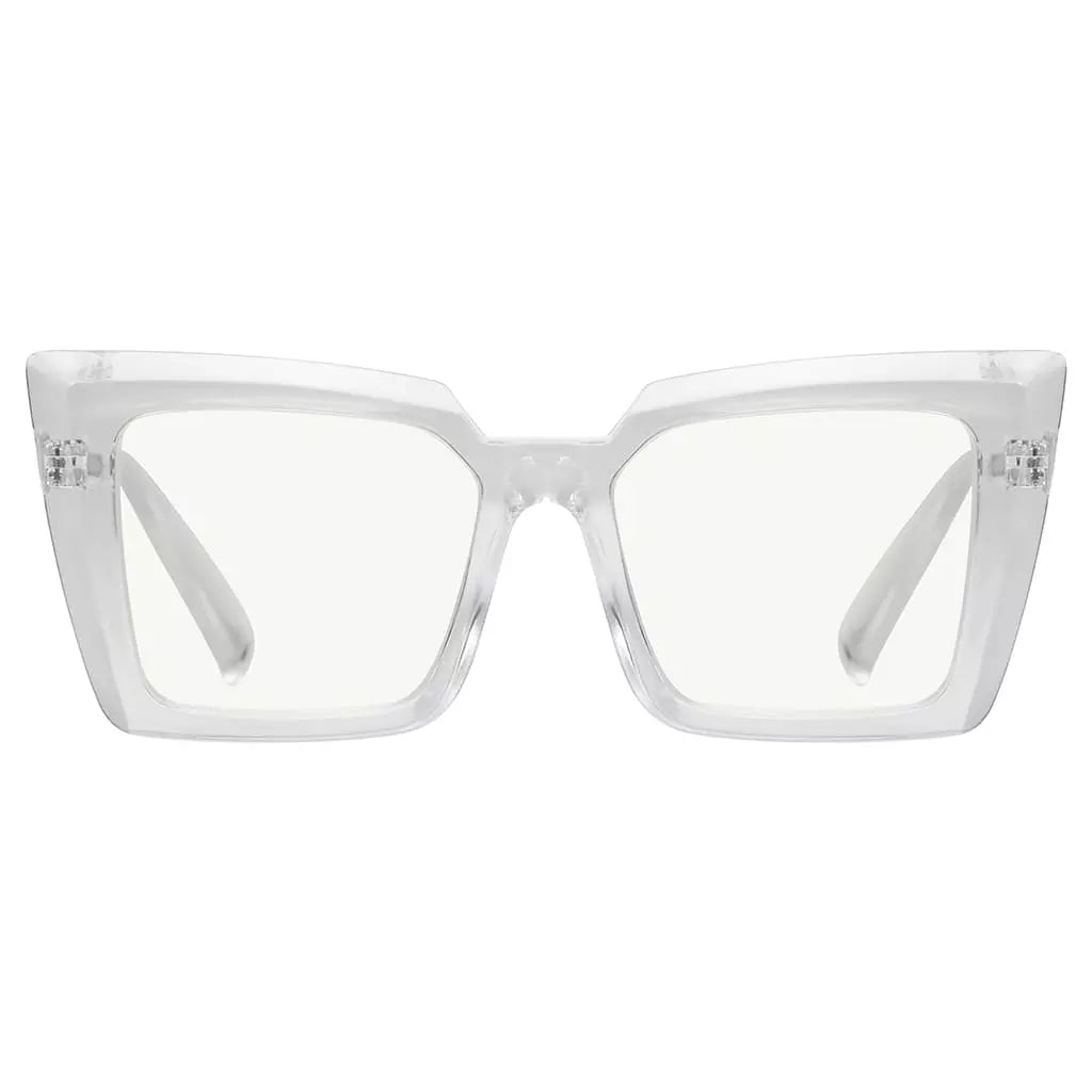 Progressive Oversize Blue Light Blocking Reading Glasses for Women