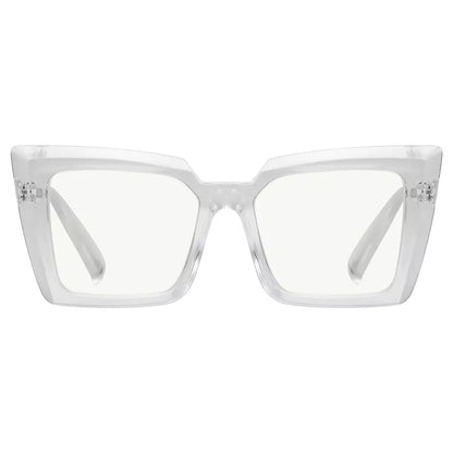Progressive Oversize Blue Light Blocking Reading Glasses for Women