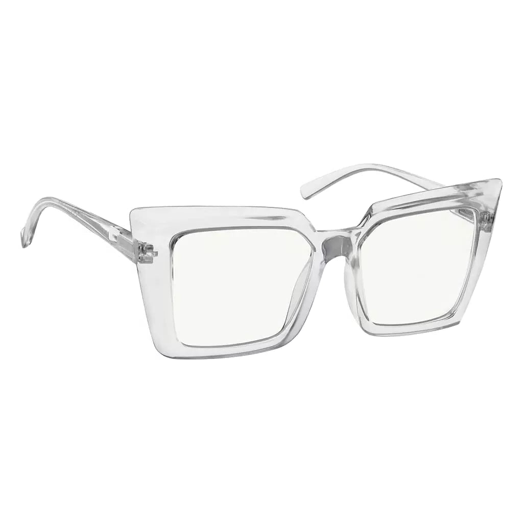 Progressive Oversize Blue Light Blocking Reading Glasses for Women