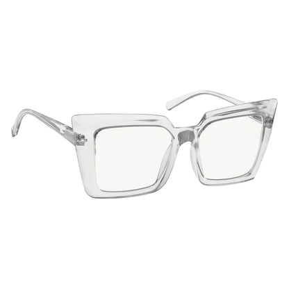 Progressive Oversize Blue Light Blocking Reading Glasses for Women