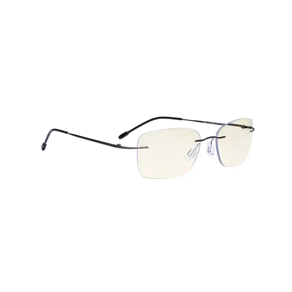 Rimless Progressive Reading Glasses for Men and Women