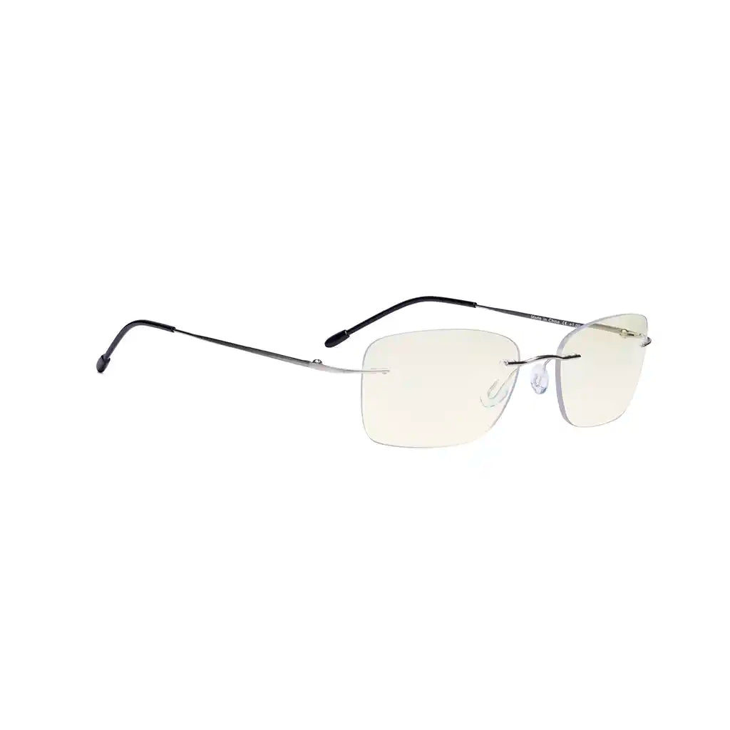 Rimless Progressive Reading Glasses for Men and Women