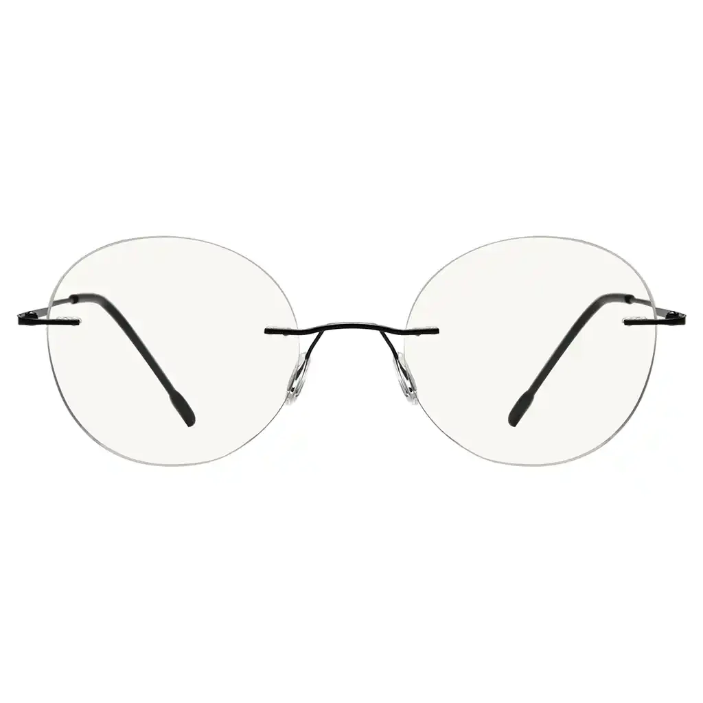 Rimless Progressive Blue Light Blocking Reading Glasses for Men and Women