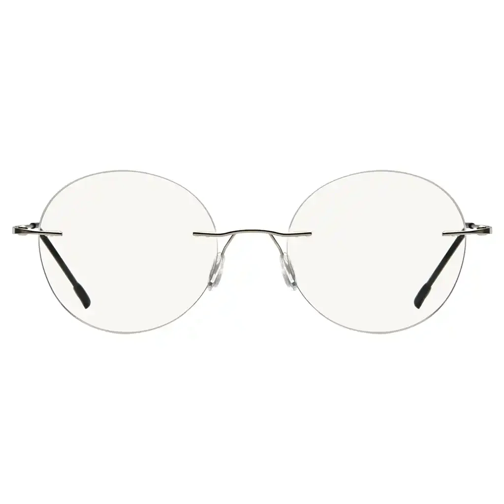 Rimless Progressive Blue Light Blocking Reading Glasses for Men and Women