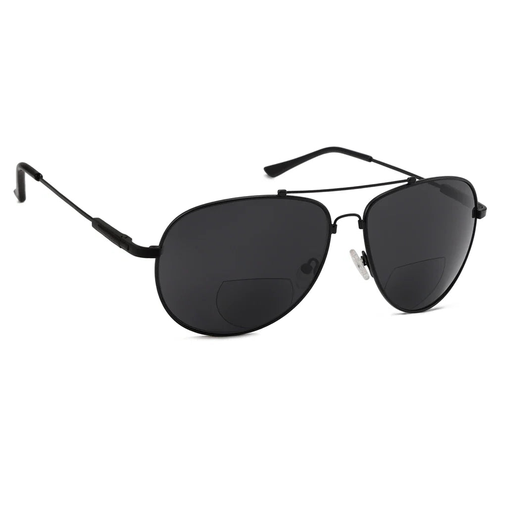 Polarized Bifocal Sunglasses Pilot Wire Rim Women Men