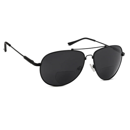 Polarized Bifocal Sunglasses Pilot Wire Rim Women Men