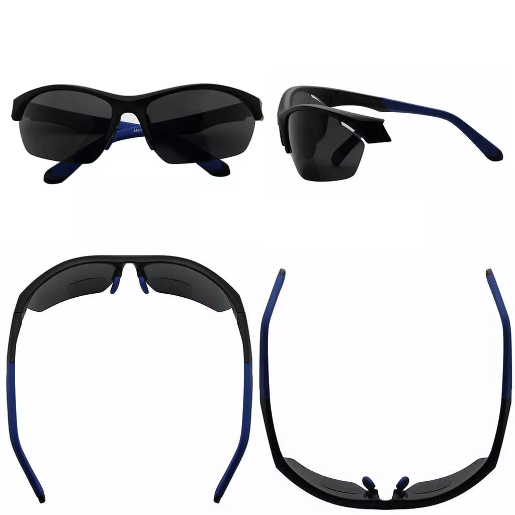 Polarized Bifocal Sunglasses Half-rim Women Men