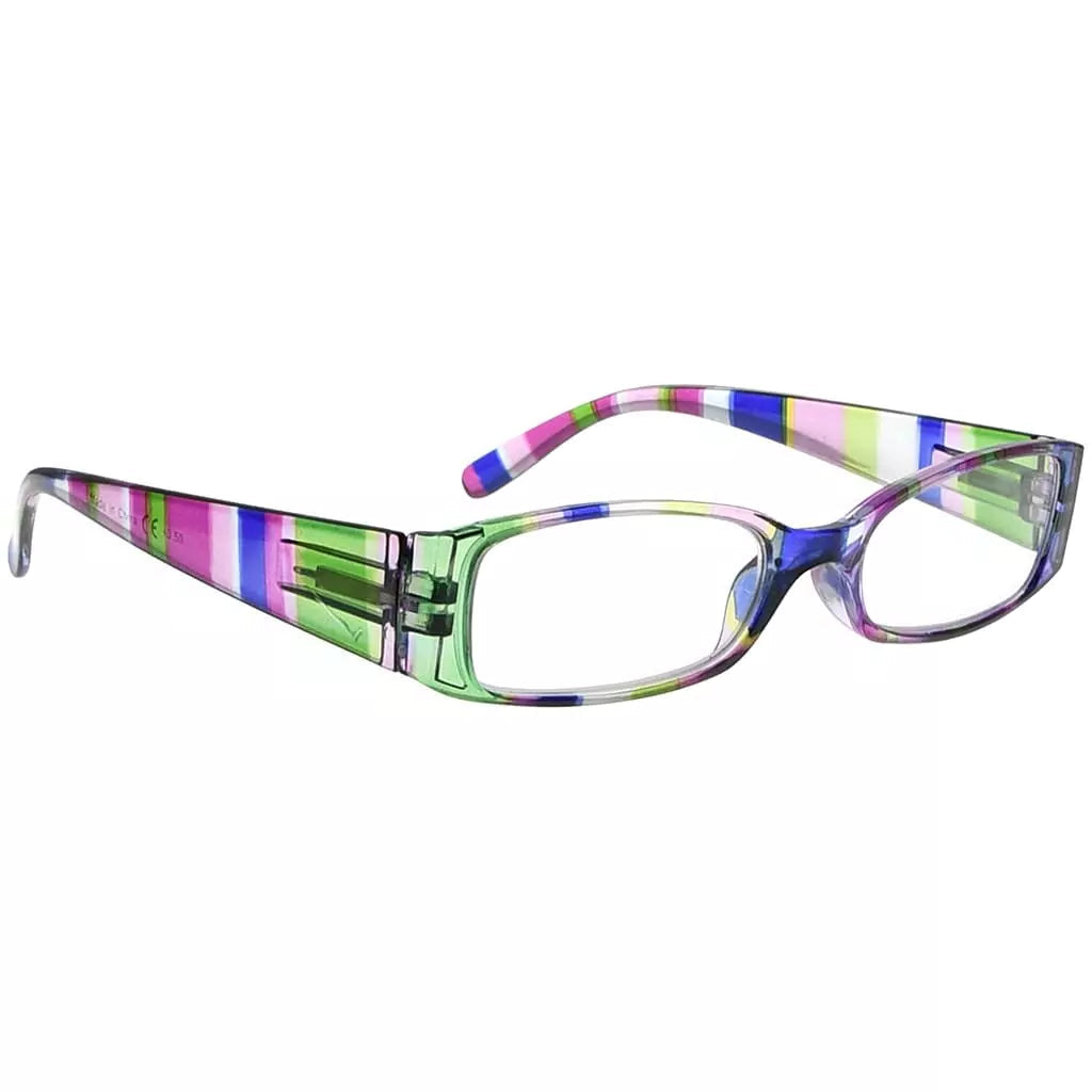 Pattern Striped Reading Glasses Women