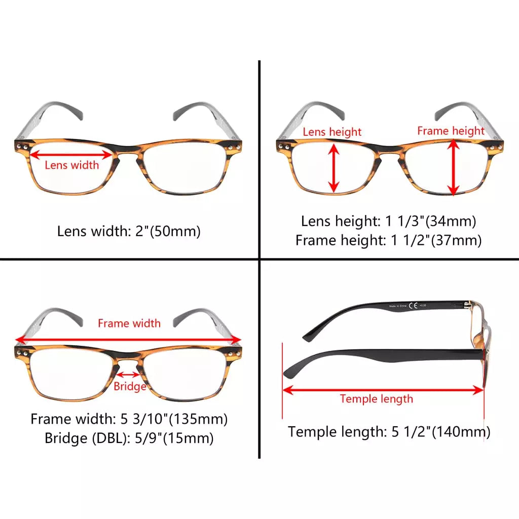 Reading Glasses for Men Women 