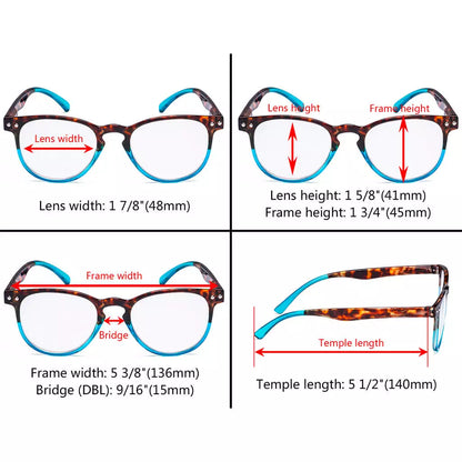 Pattern Design Reading Glasses for Women