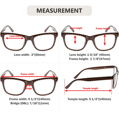Polka Dots Reading Glasses Eyewear for Women