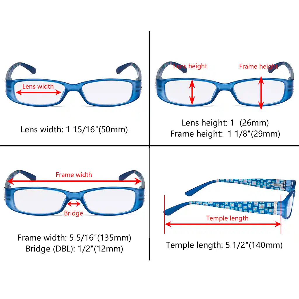 Pattern Reading Glasses Women