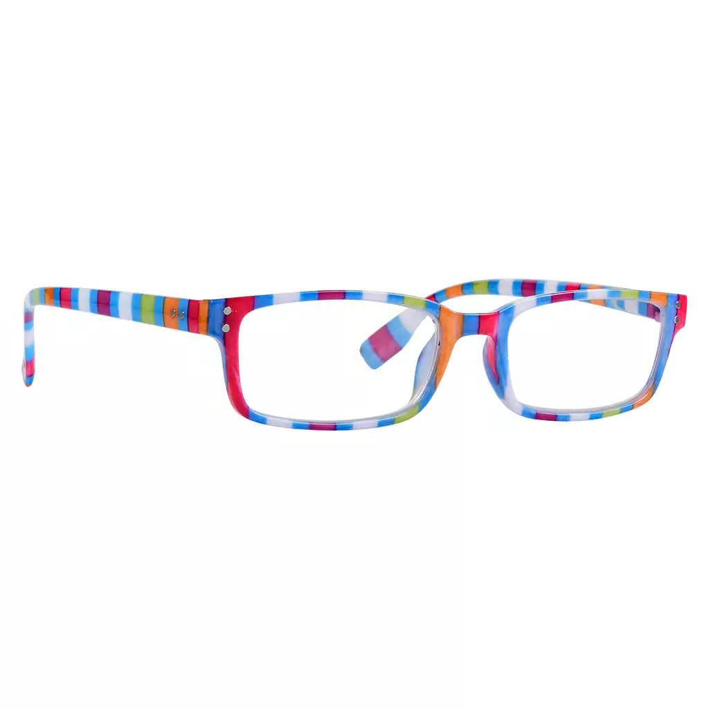 Striped Pattern Reading Glasses Women