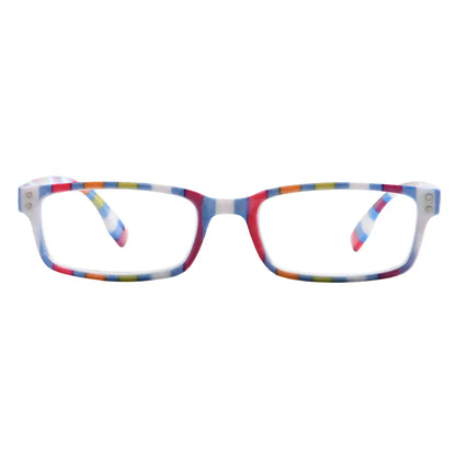 Striped Pattern Reading Glasses Women