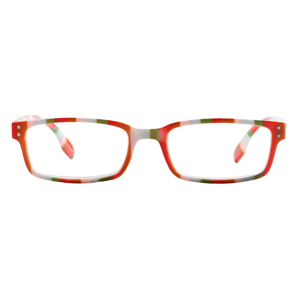 Striped Pattern Reading Glasses Women