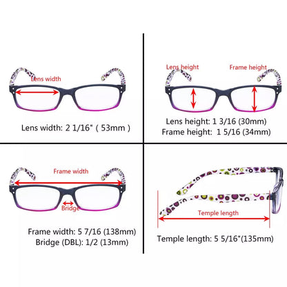 Pattern Reading Glasses Women