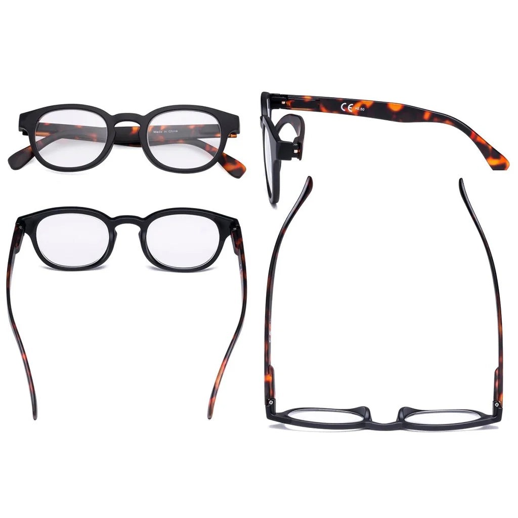 Pattern Design Reading Glasses for Women with Spring Hinges