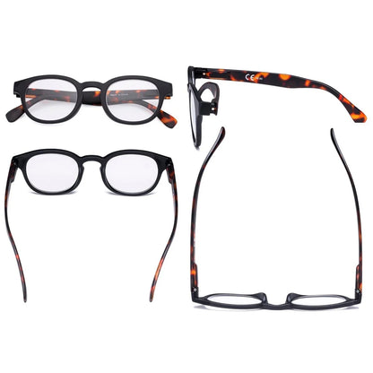 Pattern Design Reading Glasses for Women with Spring Hinges