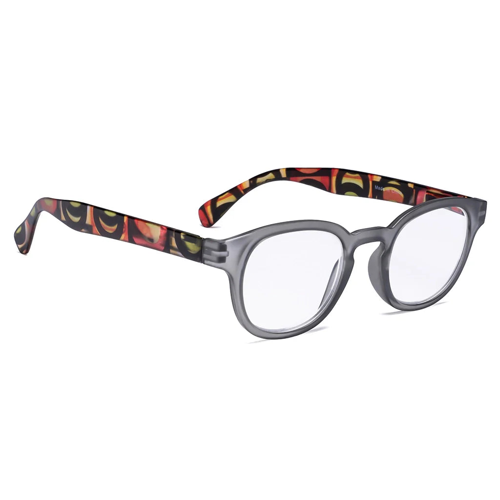 Pattern Design Reading Glasses for Women with Spring Hinges