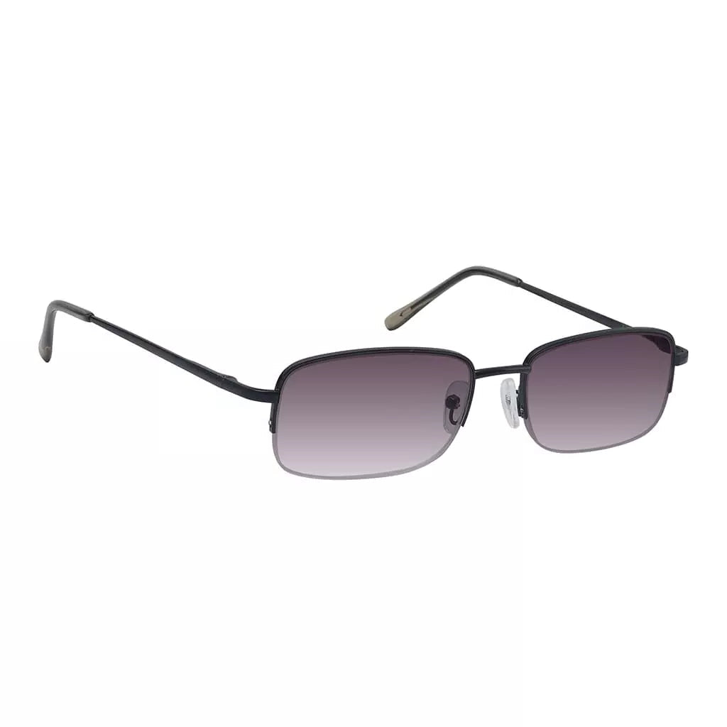 Metal Half-Rim Reading Sunglasses for Women Men
