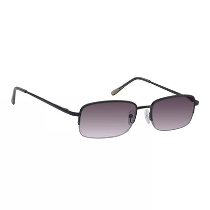 Metal Half-Rim Reading Sunglasses for Women Men