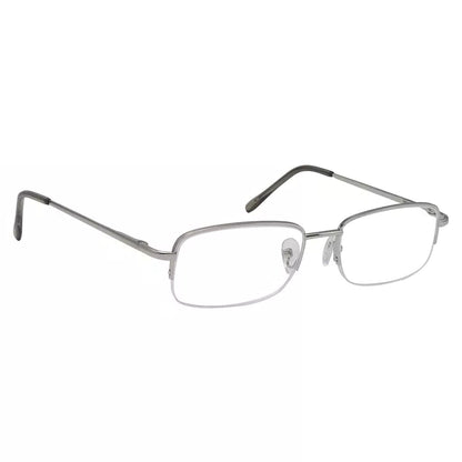 Metal Half-Rim Reading Glasses Women Men