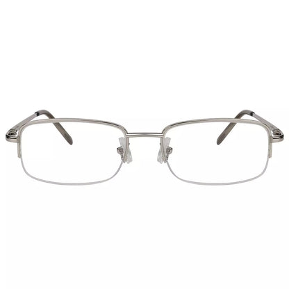 Metal Half-Rim Reading Glasses Women Men