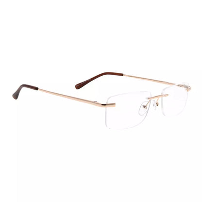 Rimless Reading Glasses for Men Women