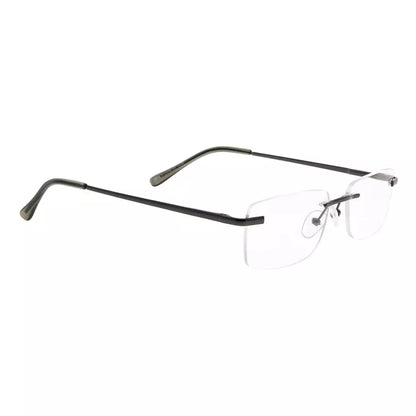 Rimless Reading Glasses for Men Women