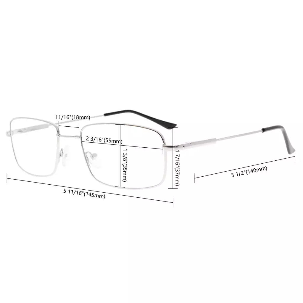 Wirerim Titanium Reading Glasses Women Men
