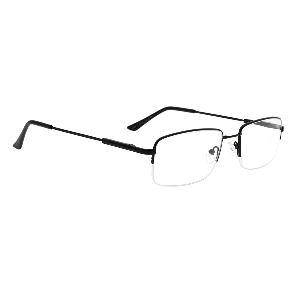 Titanium Half-Rim Reading Glasses Men
