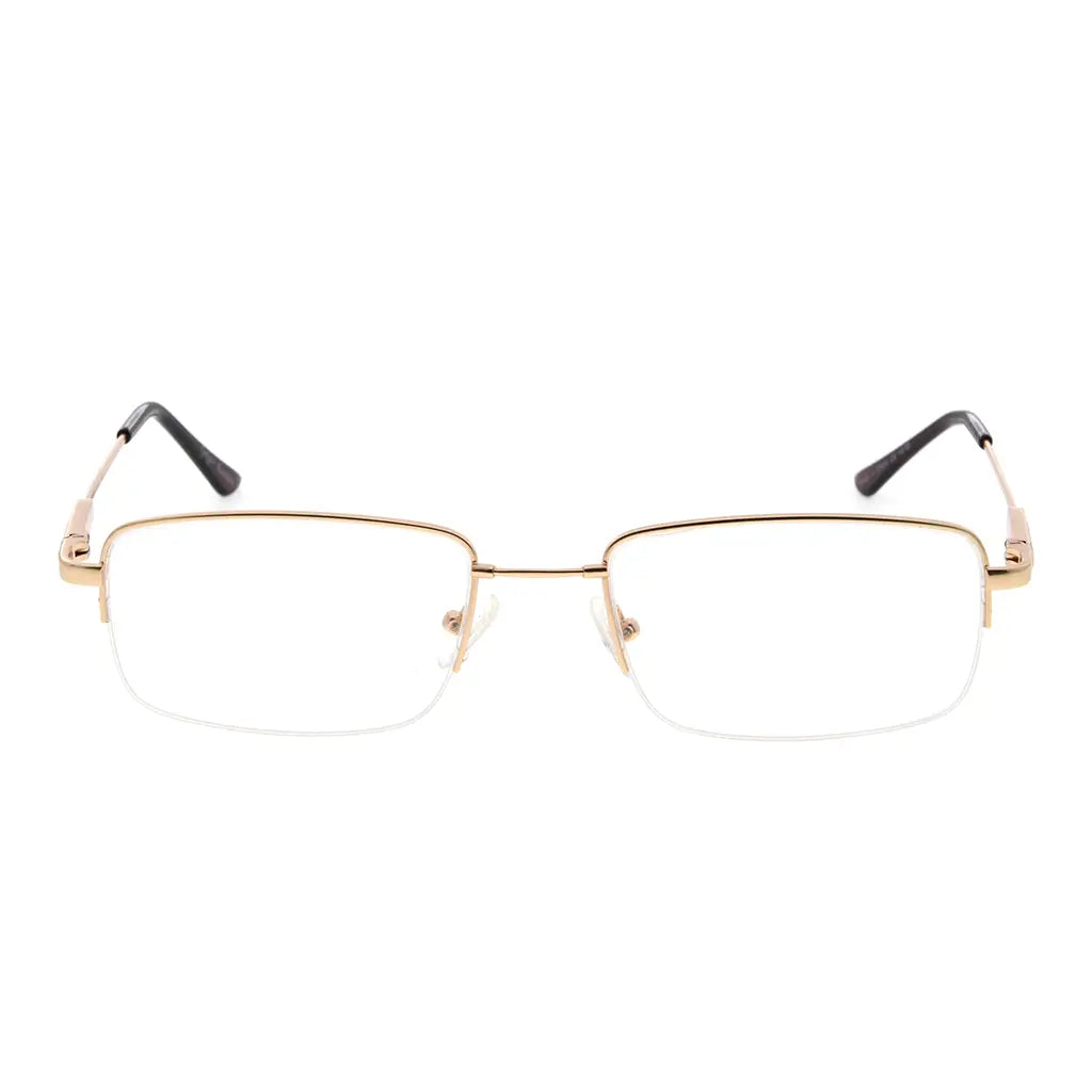 Titanium Half-Rim Reading Glasses Men