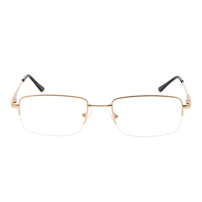 Titanium Half-Rim Reading Glasses Men