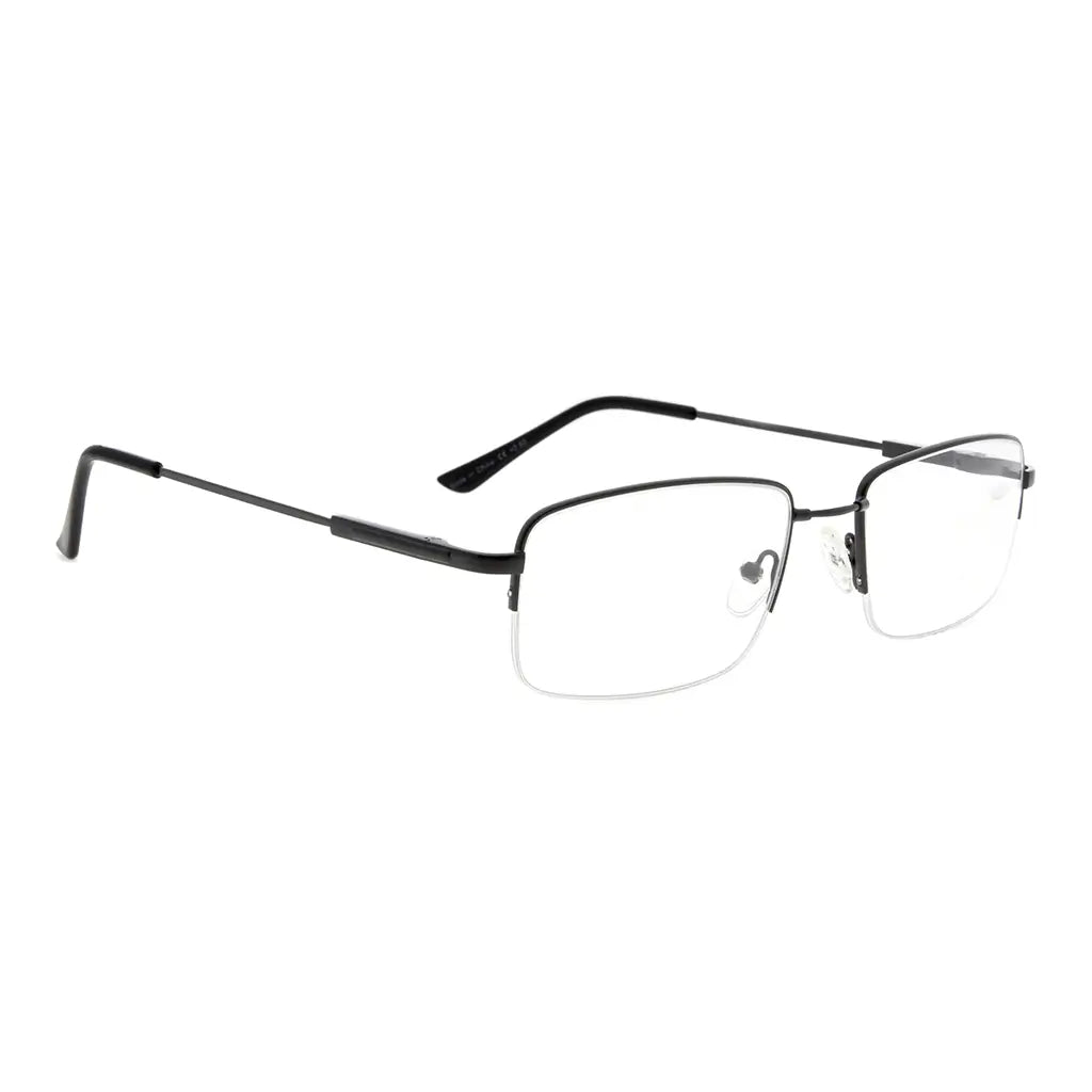 Titanium Half-Rim Reading Glasses Men