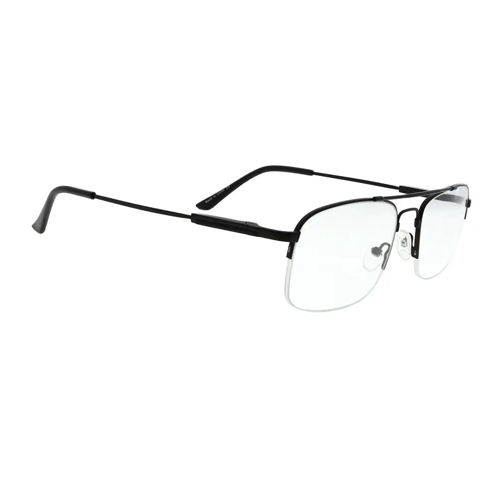 Pilot Design Titanium Half-Rim Reading Glasses