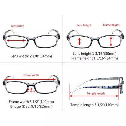Reading Glasses With Pattern Design for Women