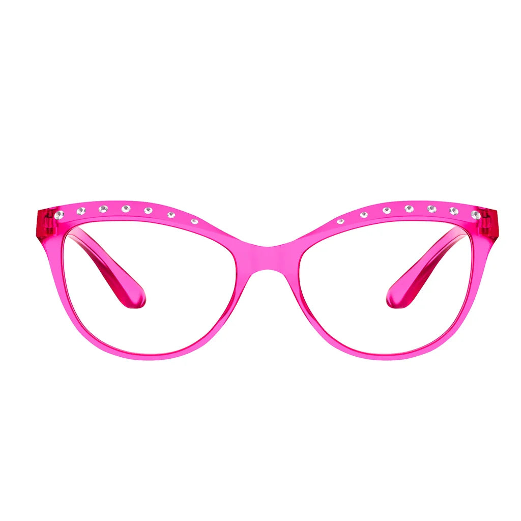 Cat Eye Hexagon Design Rhinestone Design Reading Glasses Women