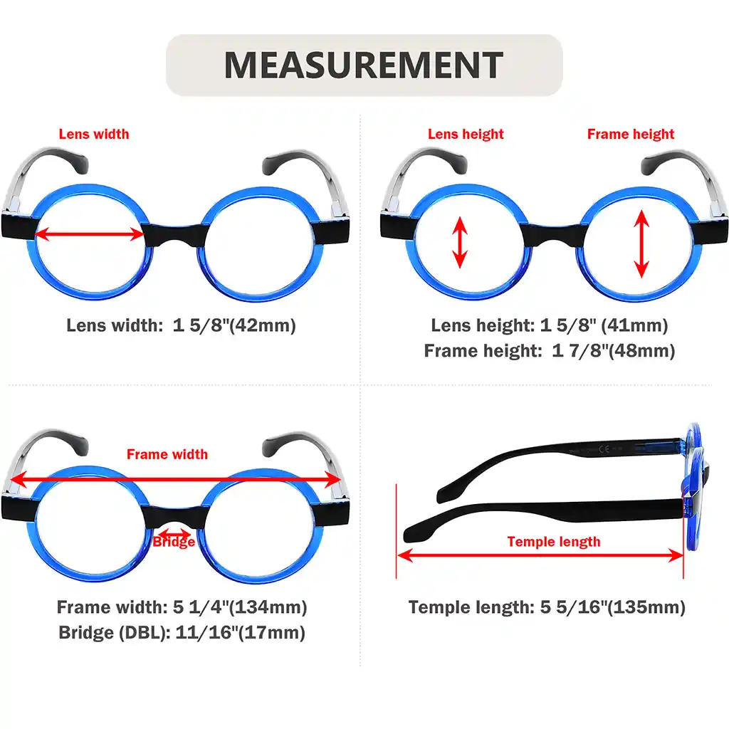 Small Round Reading Glasses Women