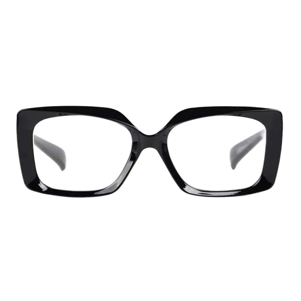 Thick Frame Oversized Square Reading Glasses Women