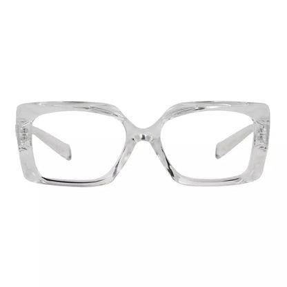 Thick Frame Oversized Square Reading Glasses Women