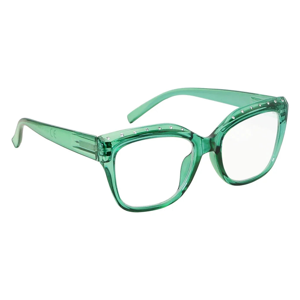 Cat Eye Rhinestone Design Reading Glasses Women