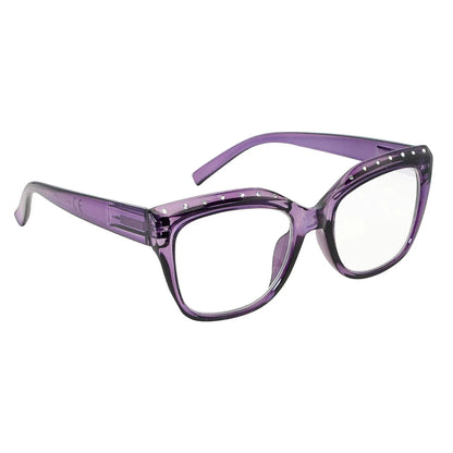 Cat Eye Rhinestone Design Reading Glasses Women