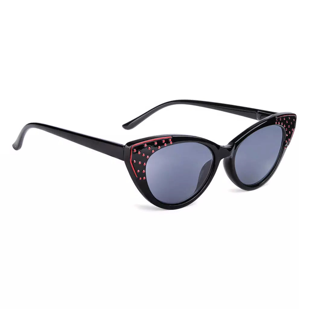 Cat Eye Reading Sunglasses for Women Bling Design Readers