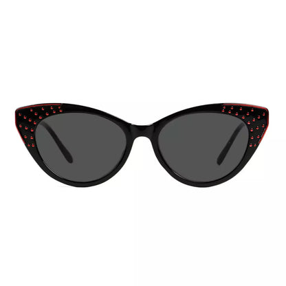 Cat Eye Reading Sunglasses for Women Bling Design Readers