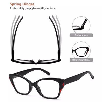 Cat Eye Reading Eyeglasses for Women