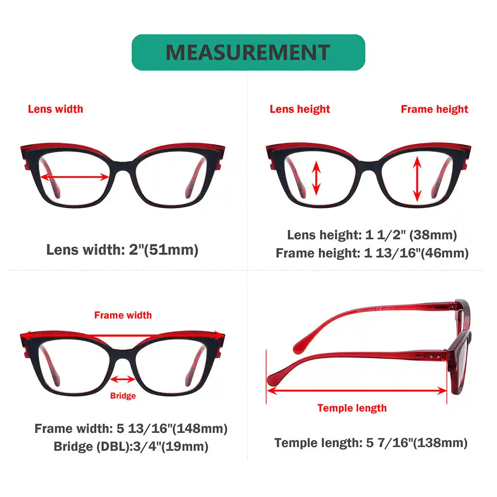 Cat Eye Reading Glasses Women
