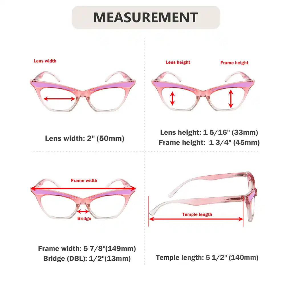 Cat Eye Reading Glasses Women