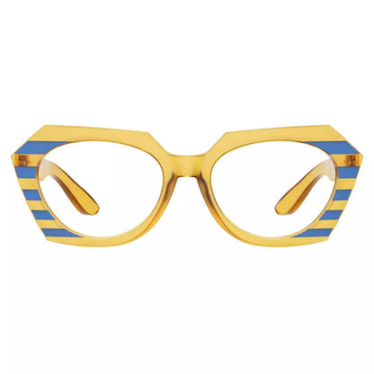 Oversize Cat Eye Reading Glasses Women Spring Hinges