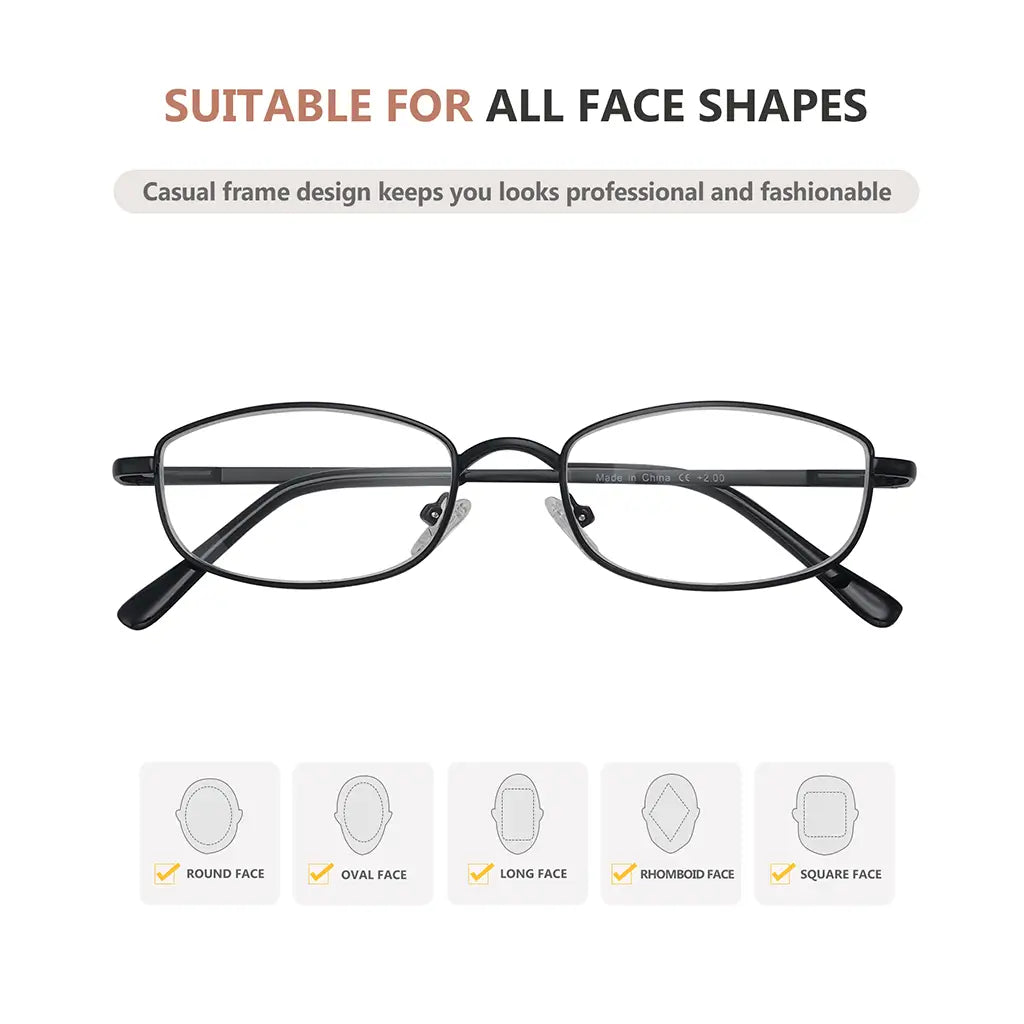 wirerim reading glasses eyeglasses wear women men