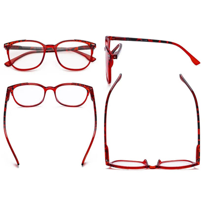 Oversized Pattern Reading Glasses for Women